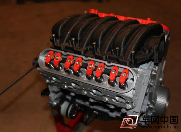 粉丝3D打印雪佛兰Camaro V8 LS3汽车发动机模型