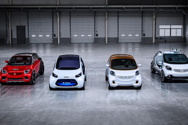 smart 将首次同步展出4辆概念车型smart 将首次