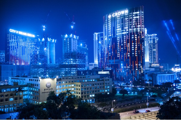 流光溢彩澳门夜景