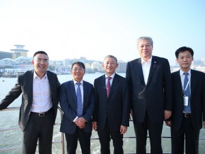 海上合影