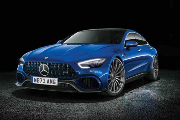 百公里加速3秒内 曝梅赛德斯-AMG GT 73e渲染图