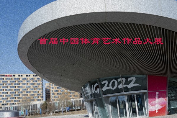 首届中国体育艺术作品大展在北京冬奥村开展