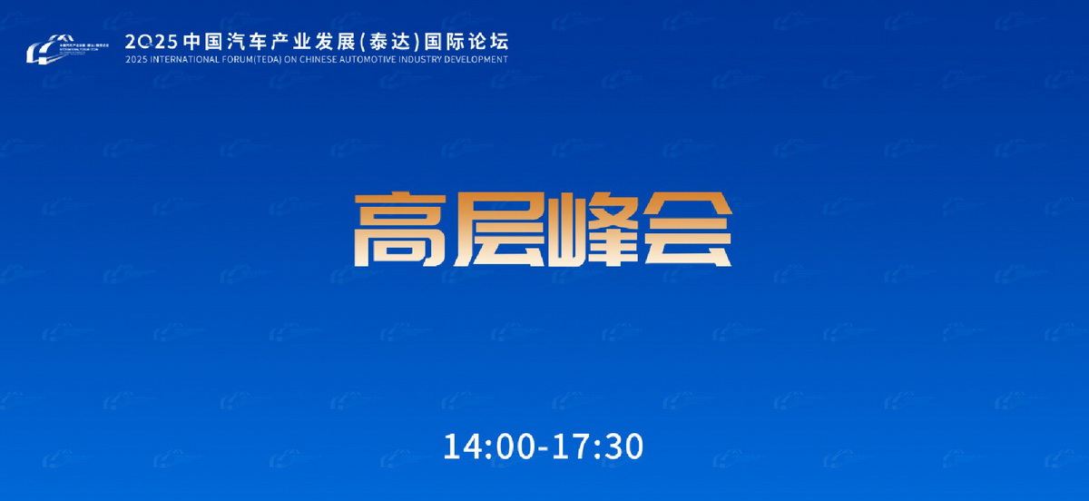 2025泰达汽车论坛高层峰会